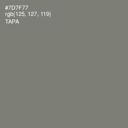 #7D7F77 - Tapa Color Image