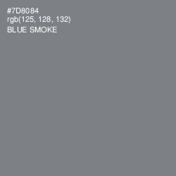 #7D8084 - Blue Smoke Color Image