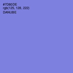 #7D80DE - Danube Color Image