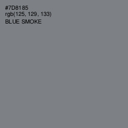 #7D8185 - Blue Smoke Color Image