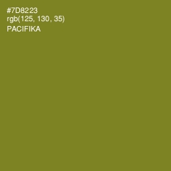#7D8223 - Pacifika Color Image