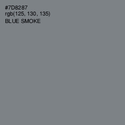 #7D8287 - Blue Smoke Color Image