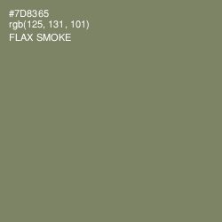 #7D8365 - Flax Smoke Color Image
