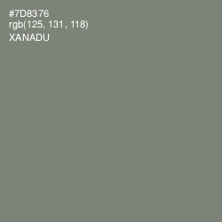 #7D8376 - Xanadu Color Image