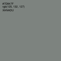 #7D847F - Xanadu Color Image