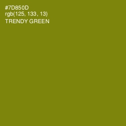 #7D850D - Trendy Green Color Image