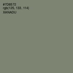 #7D8572 - Xanadu Color Image