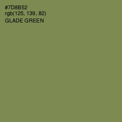 #7D8B52 - Glade Green Color Image