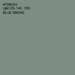 #7D8C84 - Blue Smoke Color Image