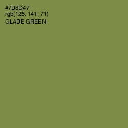 #7D8D47 - Glade Green Color Image