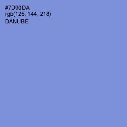 #7D90DA - Danube Color Image