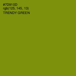 #7D910D - Trendy Green Color Image