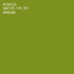 #7D9120 - Wasabi Color Image