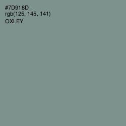 #7D918D - Oxley Color Image