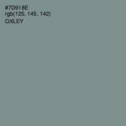 #7D918E - Oxley Color Image