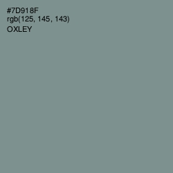 #7D918F - Oxley Color Image