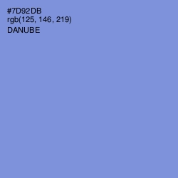 #7D92DB - Danube Color Image