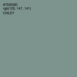 #7D938D - Oxley Color Image