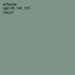 #7D9489 - Oxley Color Image