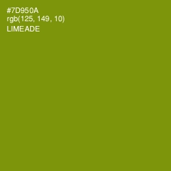 #7D950A - Limeade Color Image