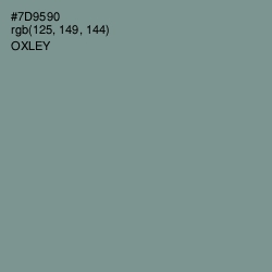 #7D9590 - Oxley Color Image