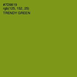 #7D9819 - Trendy Green Color Image