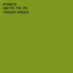 #7D981D - Trendy Green Color Image