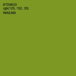 #7D9823 - Wasabi Color Image