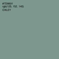 #7D9891 - Oxley Color Image