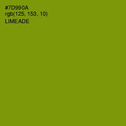 #7D990A - Limeade Color Image