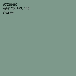 #7D998C - Oxley Color Image