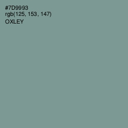 #7D9993 - Oxley Color Image