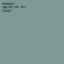 #7D9A97 - Oxley Color Image