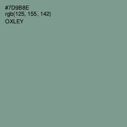 #7D9B8E - Oxley Color Image