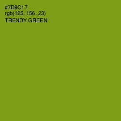 #7D9C17 - Trendy Green Color Image