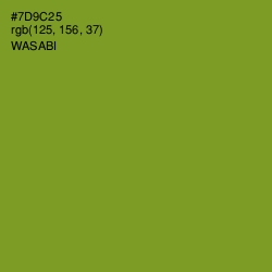 #7D9C25 - Wasabi Color Image