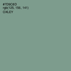 #7D9C8D - Oxley Color Image