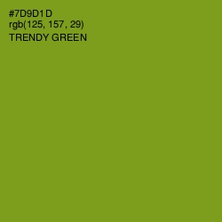 #7D9D1D - Trendy Green Color Image