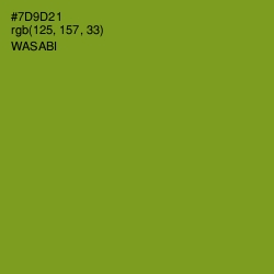 #7D9D21 - Wasabi Color Image