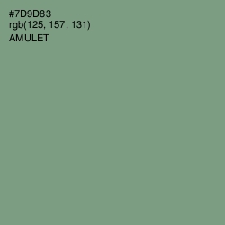 #7D9D83 - Amulet Color Image