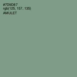 #7D9D87 - Amulet Color Image