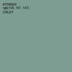 #7D9D93 - Oxley Color Image