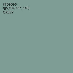 #7D9D95 - Oxley Color Image