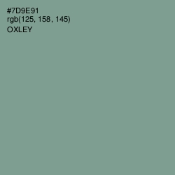 #7D9E91 - Oxley Color Image