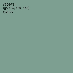 #7D9F91 - Oxley Color Image