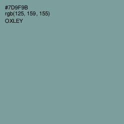 #7D9F9B - Oxley Color Image