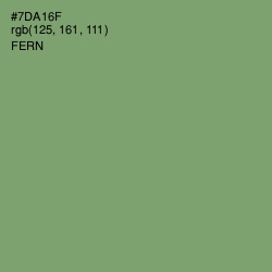 #7DA16F - Fern Color Image
