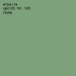 #7DA17A - Fern Color Image