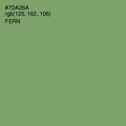 #7DA26A - Fern Color Image