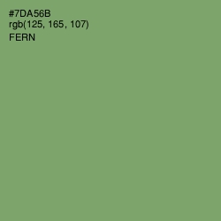 #7DA56B - Fern Color Image
